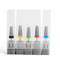 Kit de 5 embouts de ponceuse à ongles en carbure à coupe croisée pour le retrait du gel – Vente directe fabricant