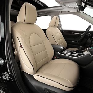 Fundas de Asiento de Coche Hechas a Medida Motoptes, Juego Completo de 3 Filas y 6-8 Asientos, Cuero de Lujo, Aptas para <span class=keywords><strong>Mitsubishi</strong></span> <span class=keywords><strong>Outlander</strong></span>, 1 Año de Garantía - Product Image 4