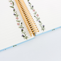 Carnet à spirales A4 avec couverture rigide en papier, 100 feuilles, design personnalisé pour étudiants - Journal cadeau