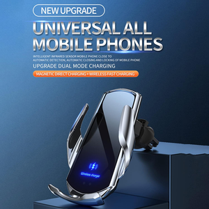 Suporte Universal para Telefone de Carro com Carregamento Sem Fio 2 em 1 para Painel de Controle de Ar - Product Image 1
