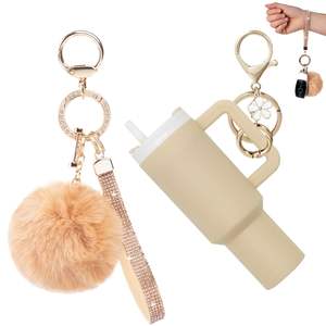 <b>Mini</b> Cup Keychain <b>Mini</b> Tumbler Keychain Chapstick Holder for Women Girls Bag Purse Handbag <b>Backpack</b> - Product Image 4