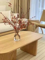 Nordischer Vintage Massivholz-Couchtisch Wabi-Sabi Homestay Designer Holz-Quadrat-Teetisch Japanischer Einfacher Wohnzimmer-Teetisch