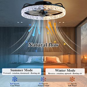 <span class=keywords><strong>Ventilateur</strong></span> de <span class=keywords><strong>plafond</strong></span> LED moderne avec lumière Moteur 110V/220V DC Télécommande tricolore Refroidissement Éclairage d'été et d'<span class=keywords><strong>hiver</strong></span> - Product Image 4