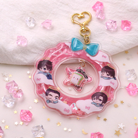 Nouveau pendentif de sac porte-clés anneau de natation personnalisé mini pendentif porte-clés anneau de natation gonflable