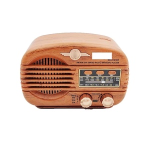 วิทยุไม้ย้อนยุคคุณภาพสูง AM/FM/SW พร้อมจอ LCD และเครื่องเล่น MP3 แบบการ์ด TF - Product Image 1