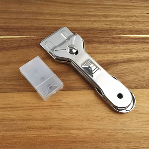 Raspador Multifuncional para Manchas <span class=keywords><strong>de</strong></span> Aceite, Acero Inoxidable, para Cocina, Barbacoa, Limpiador <span class=keywords><strong>de</strong></span> Azulejos, Vidrio y Grasa - Product Image 6
