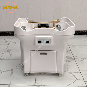 Lavabo Portatile per Shampoo Siman, Moderno Lavaggio Capelli per Salone e Spa, Senza Impianto Idraulico, con Serbatoio da 50L per Ospedali - Product Image 5