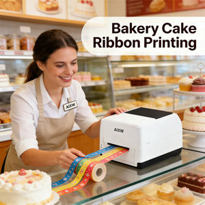 เครื่องพิมพ์ AIXW 2026 รุ่นใหม่ล่าสุด เครื่องพิมพ์แบบถ่ายโอนความร้อน ใช้สำหรับพิมพ์ฉลากจัดส่งสินค้าบน AliExpress เครื่องพิมพ์ริบบิ้นสำหรับคลังสินค้า FBA - Product Image 4