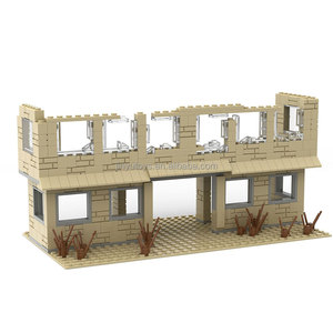 Rundown loạt quân sự thành phố gạch chiến tranh hủy hoại đường phố xem khối xây dựng hành động giáo dục trẻ em Quà Tặng đồ chơi khối xây dựng bộ - Product Image 4