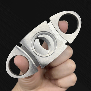 Custom Logo Custom Color Mini Kit Premium Multi-Blade <b>Cigar</b> Cutter Scissors with Luxury Style Stainless Steel Blades 9*4cm - Product Image 4