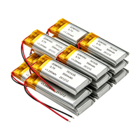 Batteries Li-Poly 3,7 V 350 mAh certifiées KC UL1642 701535 en gros, cellules en pochette avec 500 cycles pour station de batterie externe rechargeable