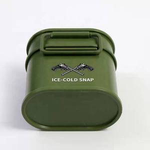 리볼버 베이스 실버/골드 재사용 친환경 아이스 큐브용 총알 모양의 스테인리스 스틸 6 개 세트 - Product Image 2