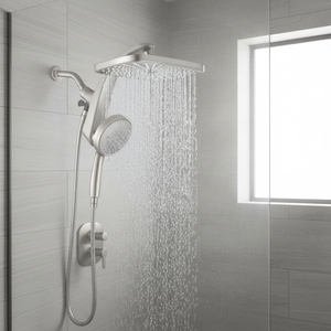 Single Handle Square Top <b>Spray</b> Modern Design Shower <b>Set</b> HD-2026032401 Stylish Modern Design Modern Enhances Any Bathr - Product Image 3