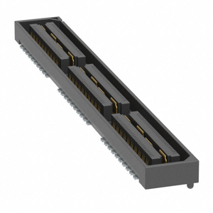 Connecteur de carte à carte Samtec QSH-090-01-F-D-A-K, 180 positions, pas de 0,5 mm, double rangée, connecteur femelle SMT, doré - Product Image 3