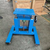 Nouvelle plateforme élévatrice mobile WEIYAO en acier avec vis à molette, support de tuyau pour soudage et découpe