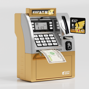 Juguete de Cajero Automático con Simulación de Desplazamiento de Billetes, Educativo, de Plástico, Eléctrico, con Contraseña, para Niños - Product Image 6