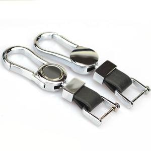 سلسلة مفاتيح مخصصة من الجلد الصناعي مع شعار مخصص لسيارة الرجال سلسلة مفاتيح ترويجية رائعة - Product Image 1