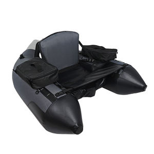 Customized Design Cheap 1 Person Pvc Inflatable <strong>Pontoon</strong> Belly Boat Fishing Float Tube with <strong>Paddle</strong> and Storage Bags - Product Image 2