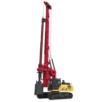 Foreuse rotative SR235C10, puissance moteur 257 kW, couple 235 kN-m, profondeur de forage 68/54 m, force de compression 210 kN, châssis sur chenilles
