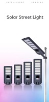 2023 nouveau 300W 400W 500W 600W télécommande LED mouvement extérieur étanche Ip65 intégré tout en un Led lampadaire solaire