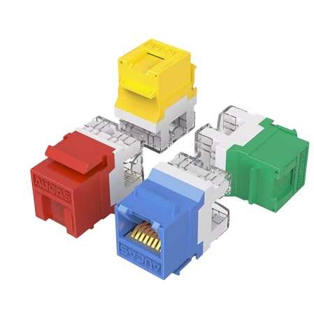 Utp Ftp Tool less Modular Jack for Patch Panel 180 Degree With Rj45 cat5e Cat6 Keystone Jack