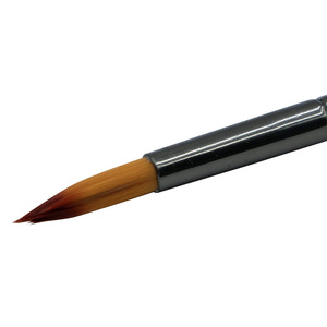 Pinceaux d'artiste de bricolage OEM et ODM 22cm avec manche en bois et plastique Brosse arrière personnalisée pour la peinture murale directement de l'usine chinoise - Product Image 3