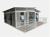 Maison Modulaire Conteneurisée Apple Cabin, 2 Unités Combinées, Disposition Double Pod, Moderne et Écologique pour Glamping Familial, Resort et Hébergement