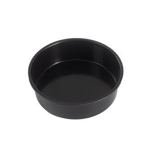 Molde para pastel de fondo sólido de 6, 8 y 10 pulgadas, circular, de acero al carbono, para hornear en horno. - Product Image 2