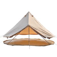 Grande tente de luxe arabe imperméable, Camping en plein air et Glamping, tente de yourte mongole gonflable, tente cloche en toile de coton