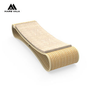 Chaises longues d'extérieur en rotin synthétique Chaise longue pour piscines, jardin et patio - Product Image 5