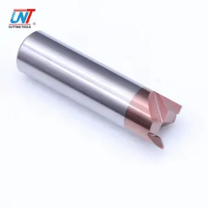 UNT Custom CNC Endmill Carbide 3 Flute Chamfer Tool Milling Cutters For Steel Angle X diameter 8X90 degree