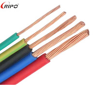 Hochwertiger 1,0mm 2,0mm 2,5mm elektrischer Draht CCA Rot Grün Farbe Kupfer leiter mit PVC-Isolierung 100m pro Rolle