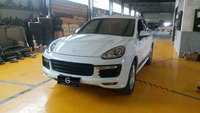 Kit de carrosserie d'origine pour Porsche Cayenne 958.2 2015-2017 mise à niveau vers Turbo + GTS accessoires de voiture pare-chocs avant de voiture passages de roue de voiture