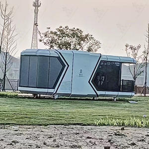 Pavillon commercial de luxe pour café, style littéraire et voyage, avec mobilier de tables et chaises pour un intérieur intelligent et professionnel - Product Image 3