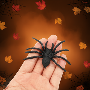 Arañas de Plástico Negras Realistas, 40 Piezas, Accesorios para Bromas de Halloween, Arañas Falsas Grandes y Pequeñas, Artículos de Fiesta Aterradoras - Product Image 2