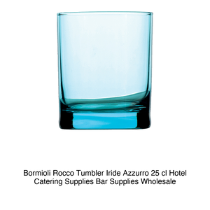 Verre Bormioli Rocco Iride Bleu 25 cl H 8,7 cm Ø 7,3 cm - Product Image 2