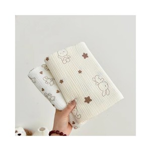 Tissu Popeline 100% <span class=keywords><strong>Coton</strong></span> Biologique Peigné Anti-Boulochage Forme Carrée pour Vêtements et Enfants - Product Image 2