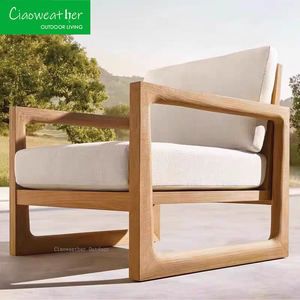 Conjunto de muebles modernos de exterior, muebles de exterior de teca de alta calidad para todo tipo de clima, piscina, Patio, jardín, sofá de madera de teca - Product Image 3