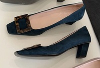 Nouvelle Collection 2026 – Escarpins de Luxe Coréens pour Femme, Bout Carré, Boucle Tortoise, Talon Carré Moyen, Doublure Véritable, Chaussures de Bureau OEM ODM