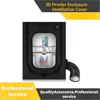 Enceinte externe à température constante avec hotte d'extraction pour impression 3D stable, compatible avec les imprimantes Bambu Lab séries P1, A1, X1 - Accessoires