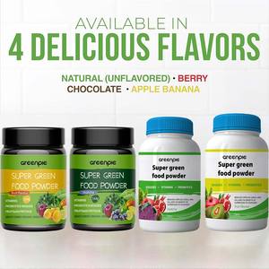 Sức khỏe siêu màu xanh lá cây trái cây rau bột qua biên giới Probiotics Spirulina Chlorella siêu màu xanh lá cây trộn hỗn hợp bột - Product Image 3