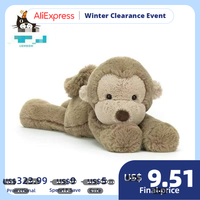 Jelly Cat Royaume-Uni Smudge Rabbit Monkey Elephant Peluches Confortables pour Adolescents, Jouets en Peluche Ultra-Doux en Coton PP