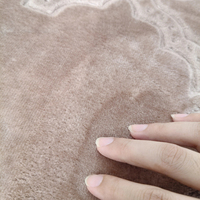 Tapis en fourrure de vison gaufré, nouveau design, prix abordable, fabriqué en usine