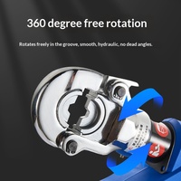 Outil de sertissage de fils électrique hydraulique rechargeable DC 18V avec course de 17/20/32 mm pour bornes en aluminium