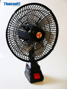 신상품 11 인치 플라스틱 자동차 팬 장거리 대용량 배터리 충전식 공기 냉각 팬 캠핑 및 낚시 - Product Image 2