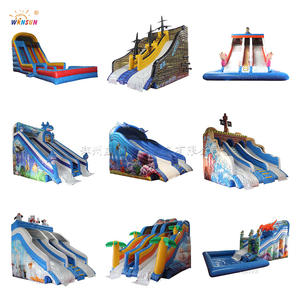 WINSUN Set Medio di Giochi Gonfiabili, Simpatico Scivolo Gonfiabile Triplo da Giardino con 3 Cascate e <span class=keywords><strong>Tema</strong></span> <span class=keywords><strong>Casa</strong></span> sull'Albero - Product Image 4