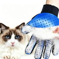 Gant de toilettage pour animaux de compagnie ; Brosse de nettoyage et de démêlage pour animaux ; Fournitures pour animaux de compagnie ; Gant de toilettage à cinq doigts ; Massage et bain pour chats et chiens