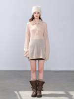 Pull en cachemire pur à 100 %, fin et long, pour femme, coupe oversize, boutonné, col et poignets côtelés, tricot fin, chaud, doux, pour l'hiver