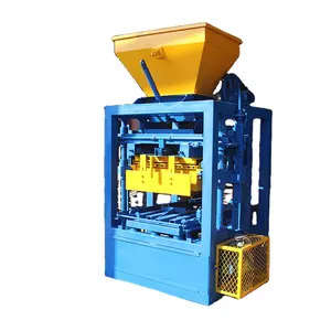 Q4-24 Automatic Concrete Block Making Machinery and Brick Making Machine Production Line