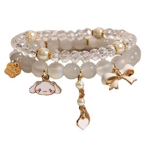 Venta caliente ajustable fina mujer cuenta cristal pulsera joyería de moda colgante pulsera - Product Image 1